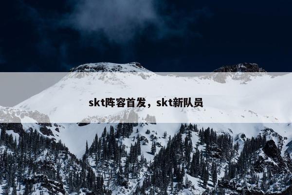 skt阵容首发，skt新队员