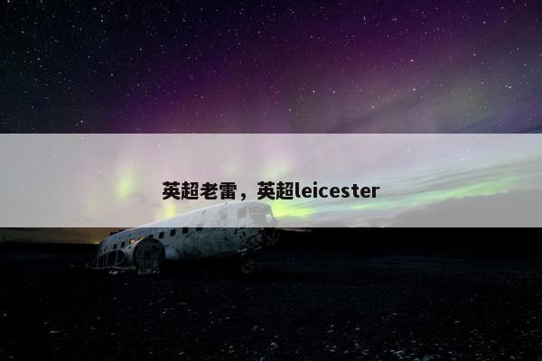 英超老雷，英超leicester