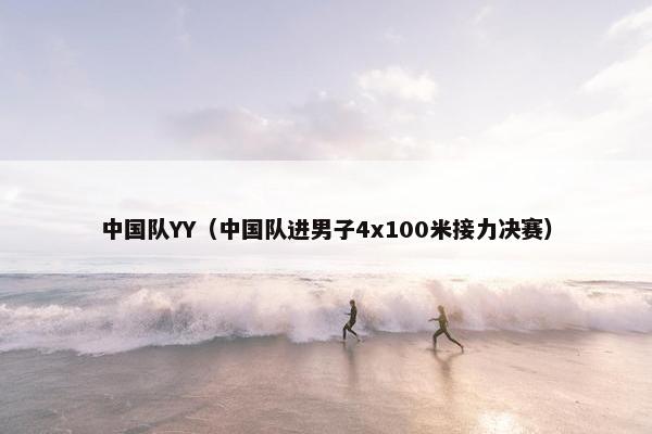 中国队YY（中国队进男子4x100米接力决赛）