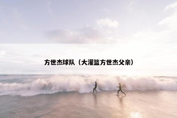 方世杰球队（大灌篮方世杰父亲）