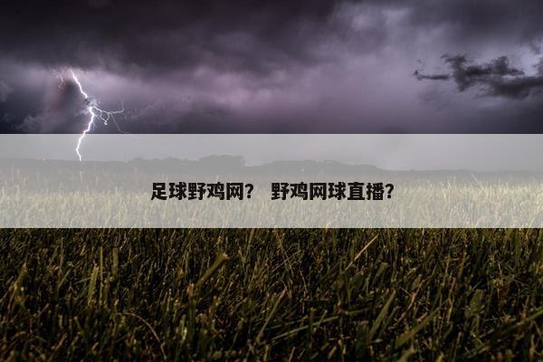 足球野鸡网？ 野鸡网球直播？