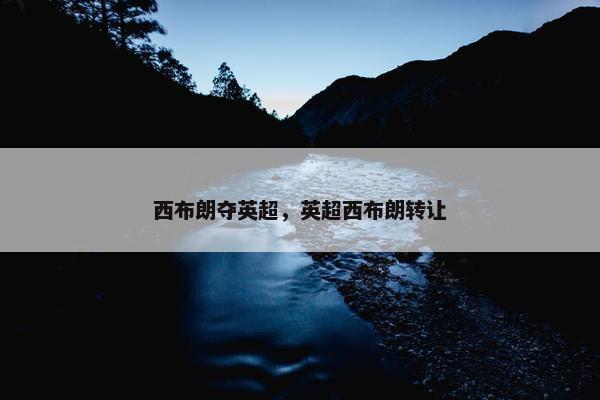 西布朗夺英超，英超西布朗转让