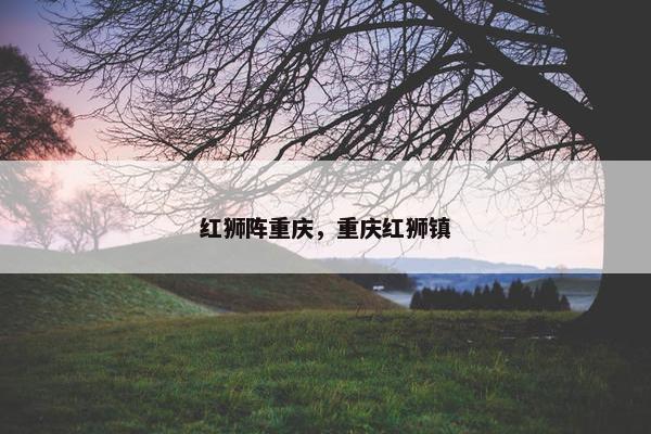 红狮阵重庆，重庆红狮镇
