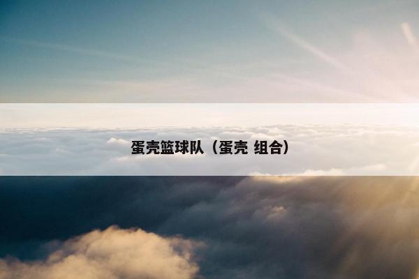 蛋壳篮球队（蛋壳 组合）