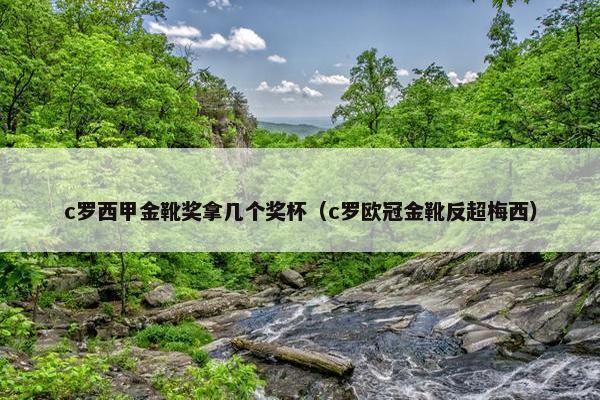 c罗西甲金靴奖拿几个奖杯（c罗欧冠金靴反超梅西）