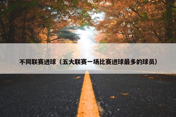 不同联赛进球（五大联赛一场比赛进球最多的球员）