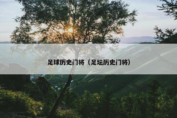 足球历史门将（足坛历史门将）