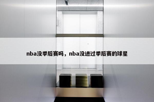 nba没季后赛吗，nba没进过季后赛的球星