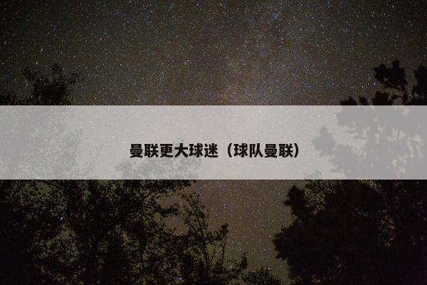 曼联更大球迷（球队曼联）