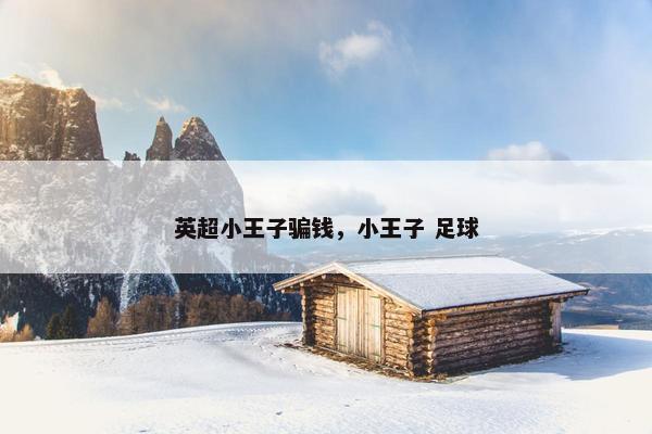 英超小王子骗钱，小王子 足球