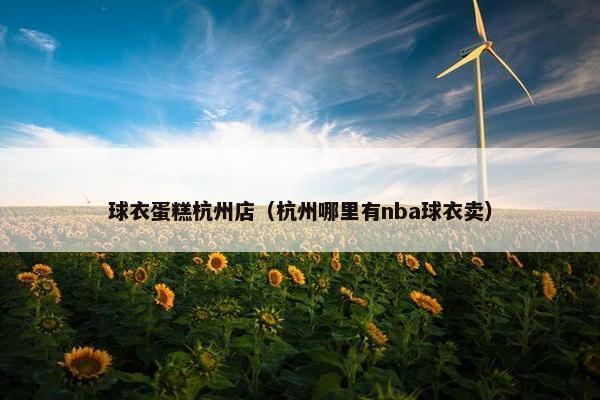 球衣蛋糕杭州店（杭州哪里有nba球衣卖）