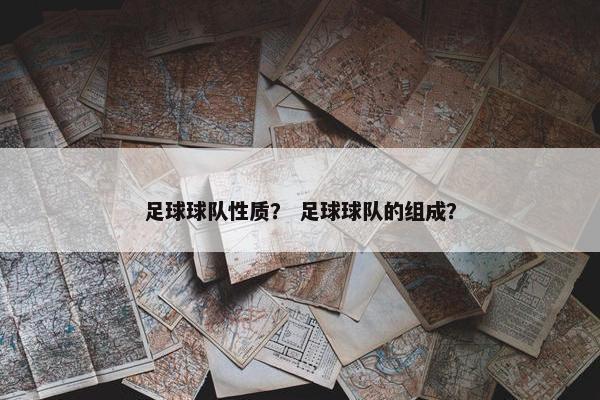 足球球队性质？ 足球球队的组成？