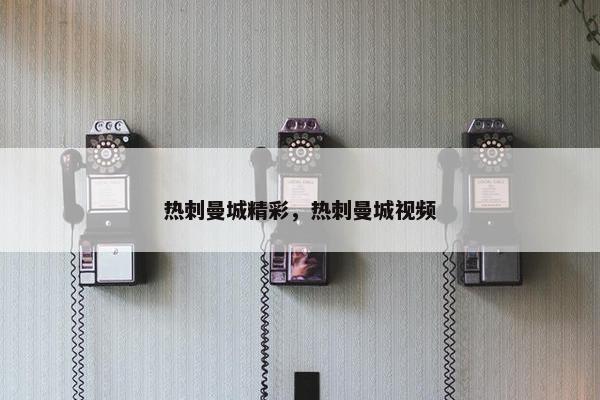 热刺曼城精彩，热刺曼城视频