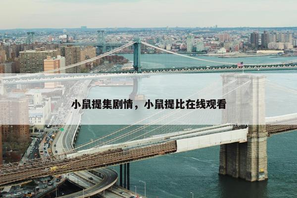 小鼠提集剧情，小鼠提比在线观看