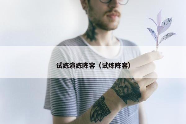 试练演练阵容（试炼阵容）