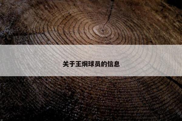 关于王炯球员的信息 关于王炯球员的信息