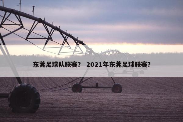 东莞足球队联赛？ 2021年东莞足球联赛？