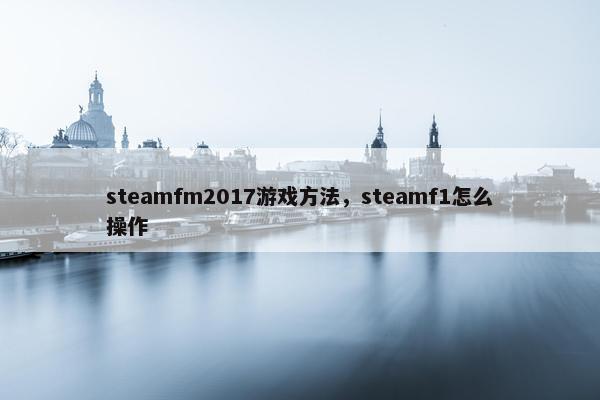 steamfm2017游戏方法,steamf1怎么操作 steamfm2017游戏方法,steamf1怎么操作