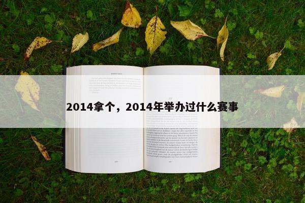 2014拿个，2014年举办过什么赛事