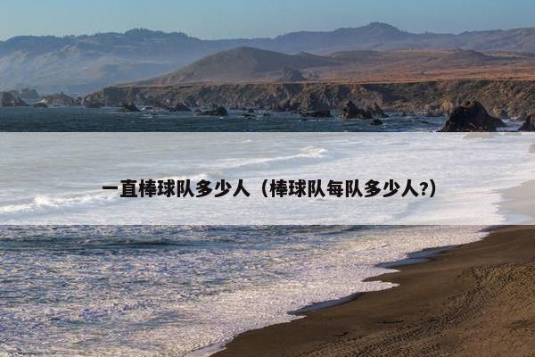 一直棒球队多少人(棒球队每队多少人?) 一直棒球队多少人(棒球队每队多少人?)