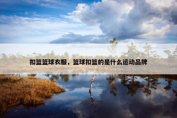 扣篮篮球衣服，篮球扣篮的是什么运动品牌