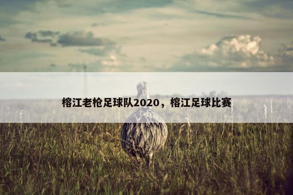榕江老枪足球队2020，榕江足球比赛
