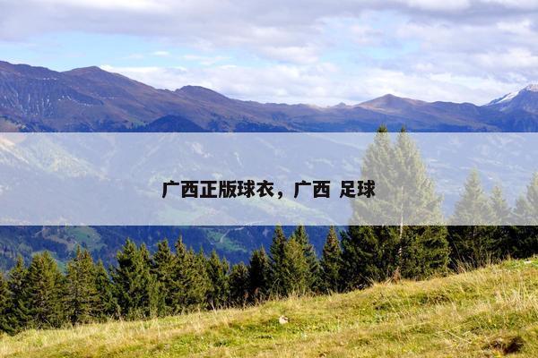 广西正版球衣，广西 足球