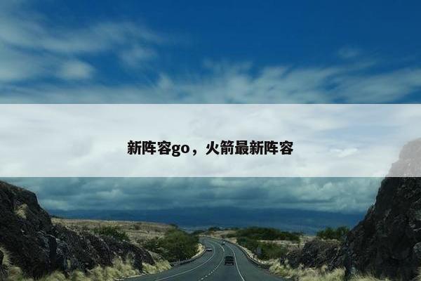 新阵容go，火箭最新阵容