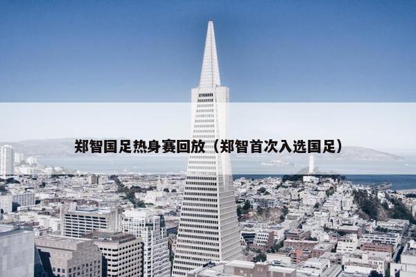 郑智国足热身赛回放（郑智首次入选国足）