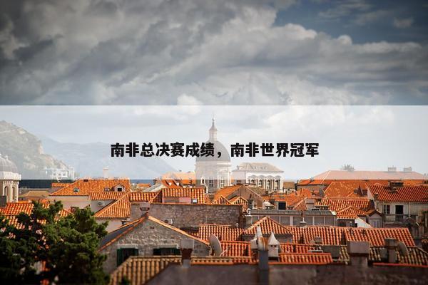 南非总决赛成绩，南非世界冠军