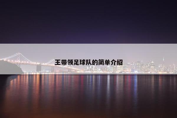 王带领足球队的简单介绍 王带领足球队的简单介绍