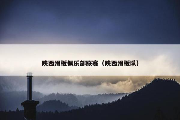 陕西滑板俱乐部联赛（陕西滑板队）