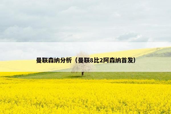 曼联森纳分析(曼联8比2阿森纳首发) 曼联森纳分析(曼联8比2阿森纳首发)