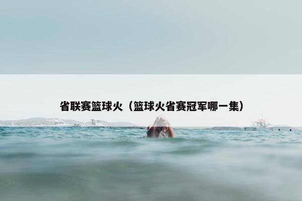 省联赛篮球火(篮球火省赛冠军哪一集) 省联赛篮球火(篮球火省赛冠军哪一集)
