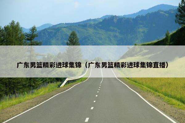 广东男篮精彩进球集锦（广东男篮精彩进球集锦直播）