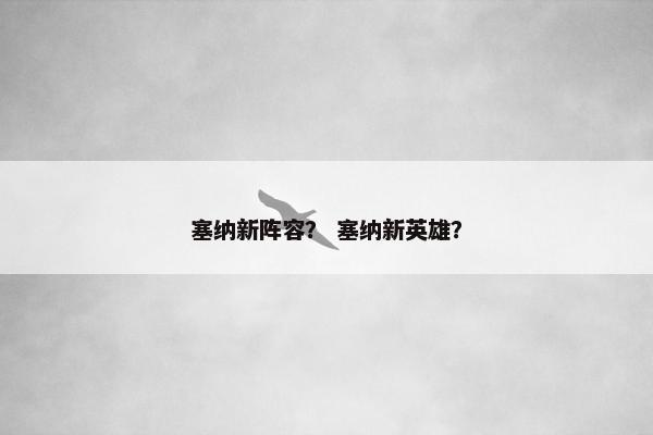塞纳新阵容？ 塞纳新英雄？