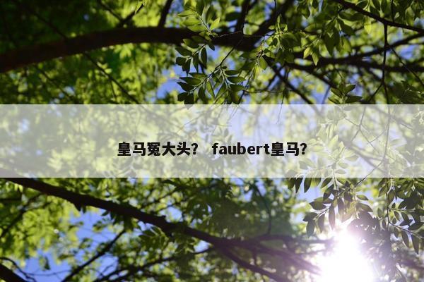 皇马冤大头？ faubert皇马？