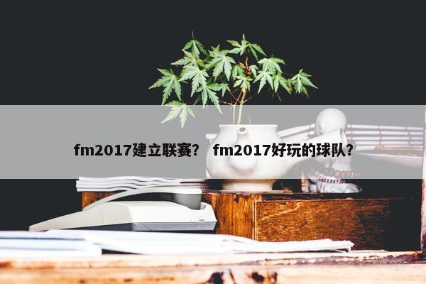 fm2017建立联赛? fm2017好玩的球队? fm2017建立联赛? fm2017好玩的球队?