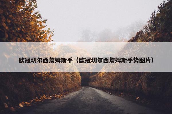 欧冠切尔西詹姆斯手(欧冠切尔西詹姆斯手势图片) 欧冠切尔西詹姆斯手(欧冠切尔西詹姆斯手势图片)