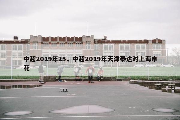 中超2019年25，中超2019年天津泰达对上海申花