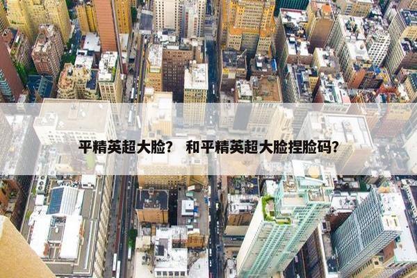 平精英超大脸？ 和平精英超大脸捏脸码？
