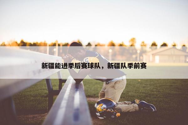 新疆能进季后赛球队，新疆队季前赛
