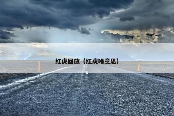 红虎回放(红虎啥意思) 红虎回放(红虎啥意思)