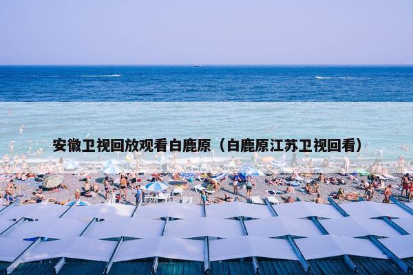 安徽卫视回放观看白鹿原(白鹿原江苏卫视回看) 安徽卫视回放观看白鹿原(白鹿原江苏卫视回看)