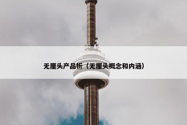 无厘头产品析（无厘头概念和内涵）