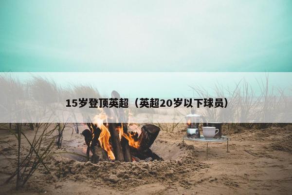 15岁登顶英超（英超20岁以下球员）