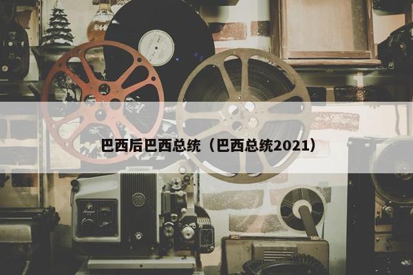 巴西后巴西总统(巴西总统2021) 巴西后巴西总统(巴西总统2021)
